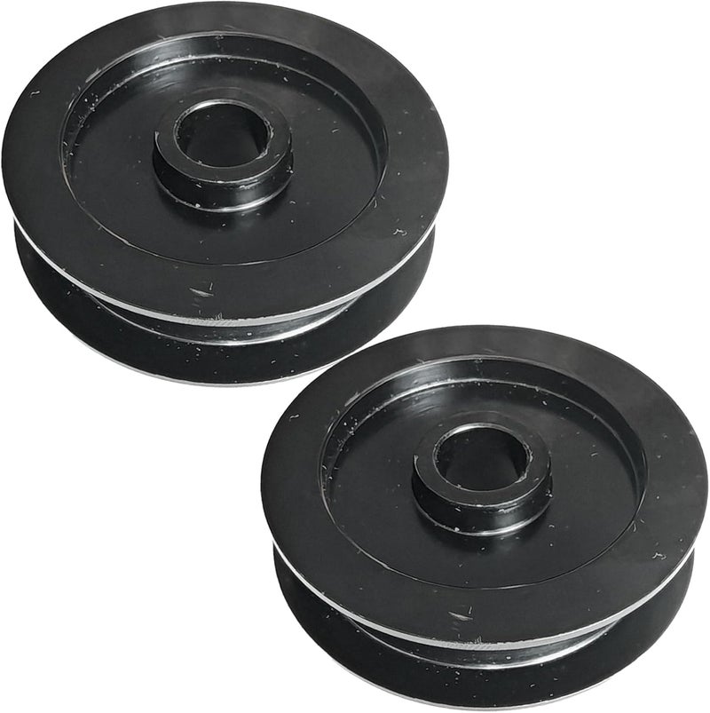 2 Pcs 144C56 Metal Garage Door Opener Chain Cable Idler Pulley, K144C0056 Belt Drive Square Rail, Fit for Chamberlain, LiftMaster, Sears Craftsman Chain Drive Models, 1/2" I.D., 2-1/2" O.D, 5/8" Thick